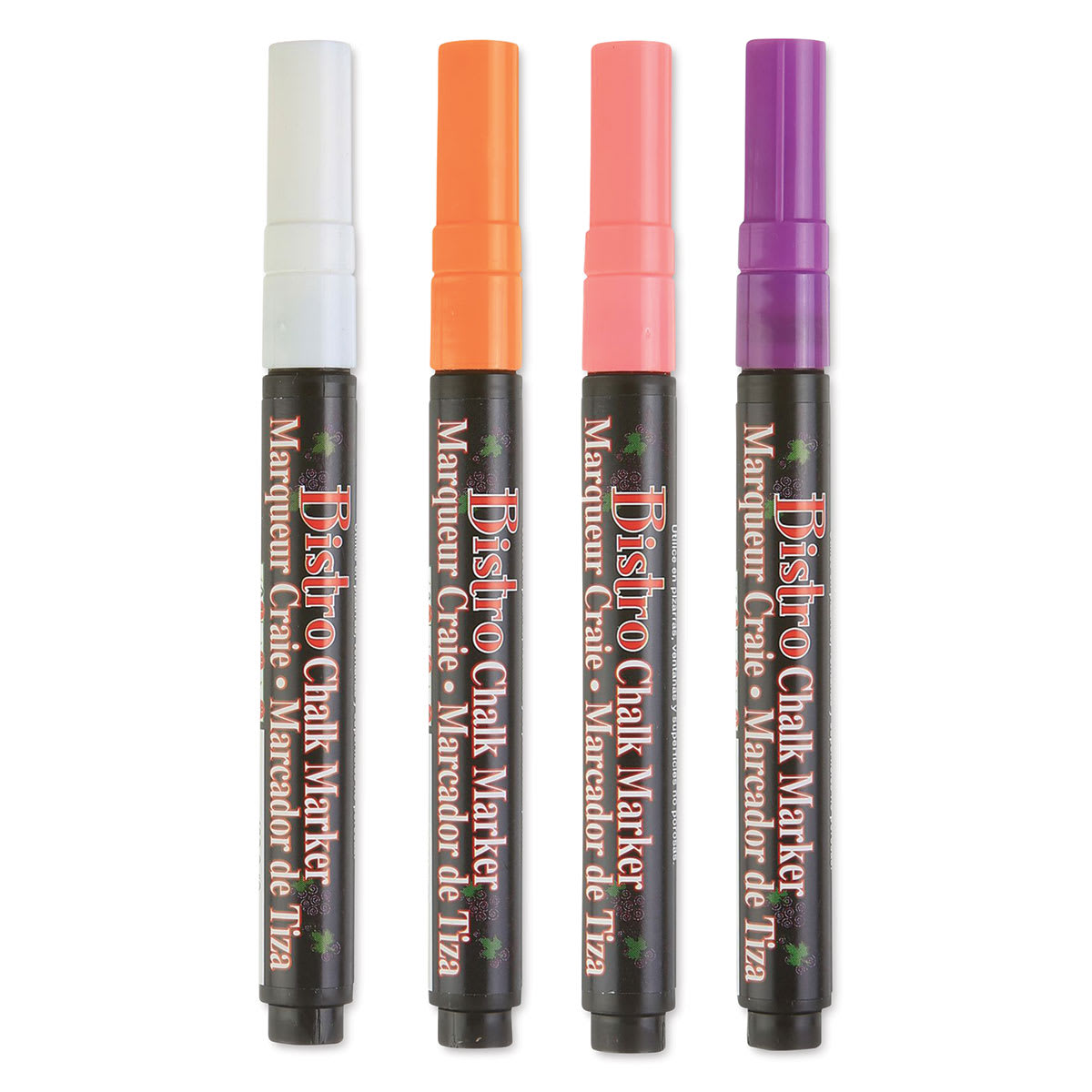 Marvy Uchida Bistro Chalk Marker - Set of 4, Set B, 3 mm