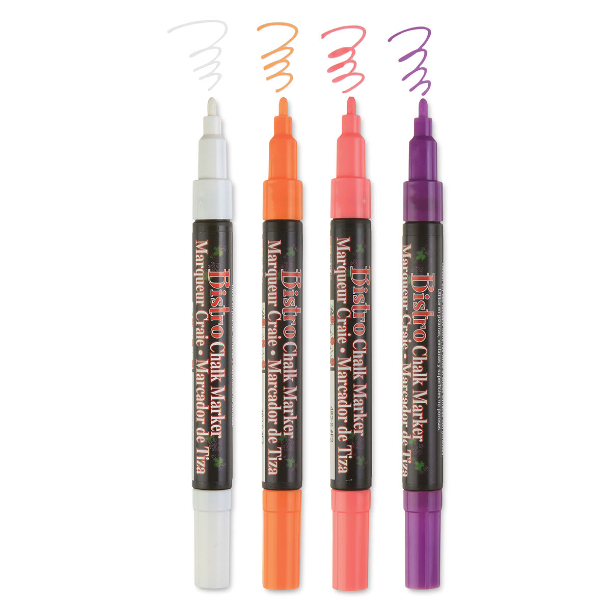 Marvy Uchida Bistro Chalk Marker - Set of 4, Set B, 3 mm