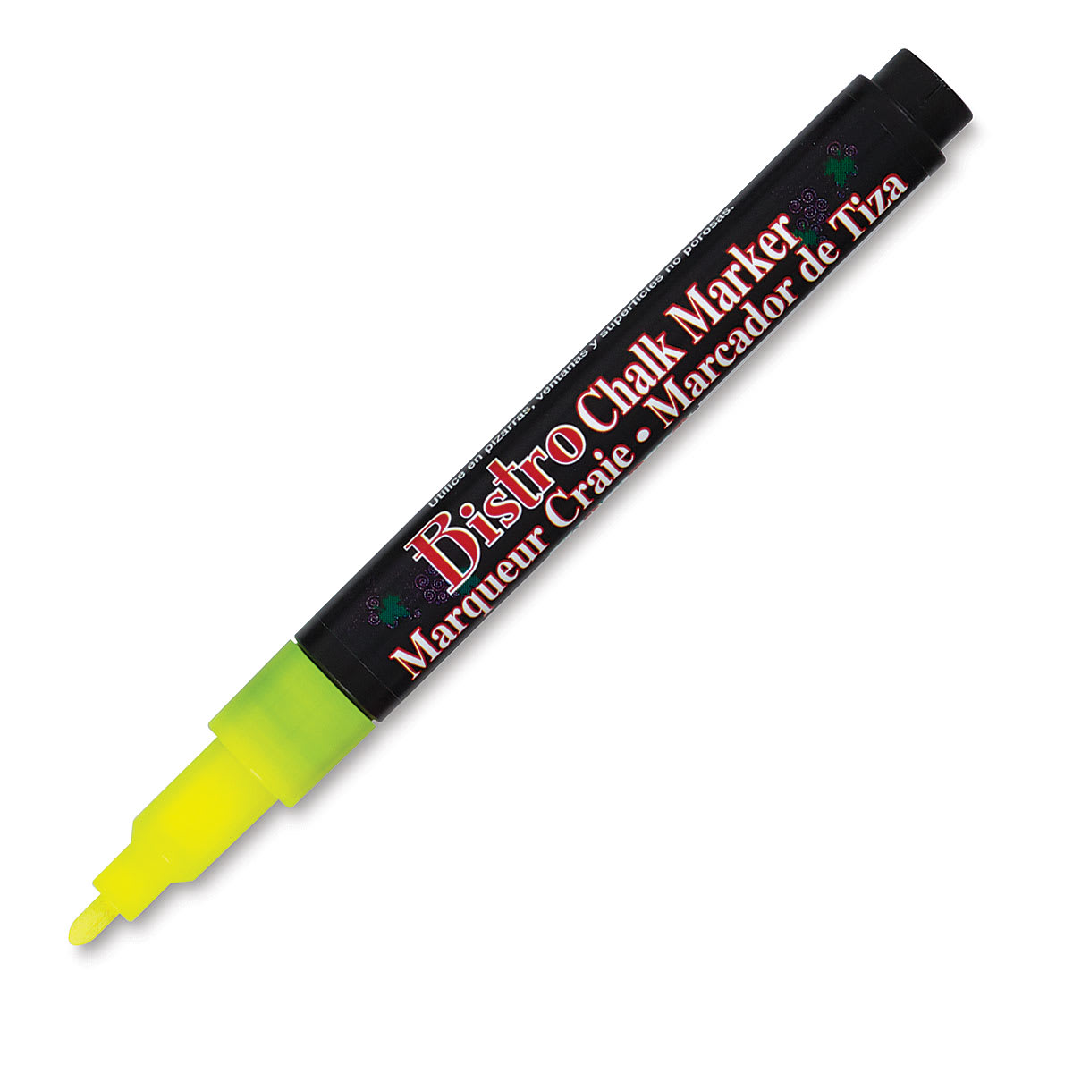 Marvy Uchida Bistro Chalk Marker - Fluorescent Yellow, 6 mm