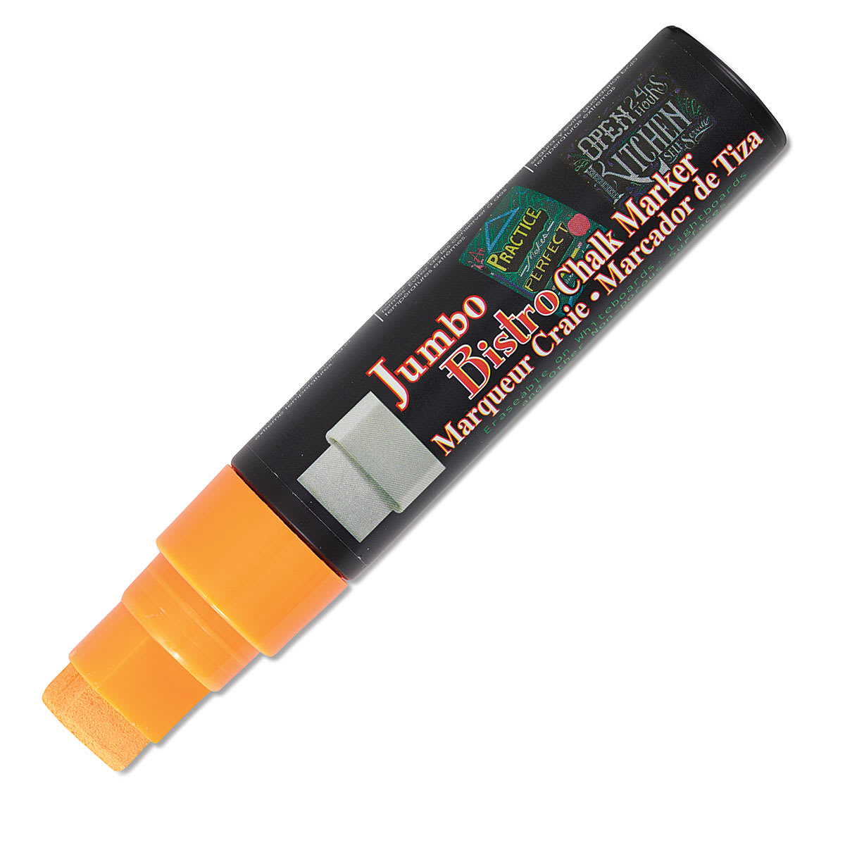 Marvy Uchida Bistro Chalk Marker - Fluorescent Orange, 16 mm