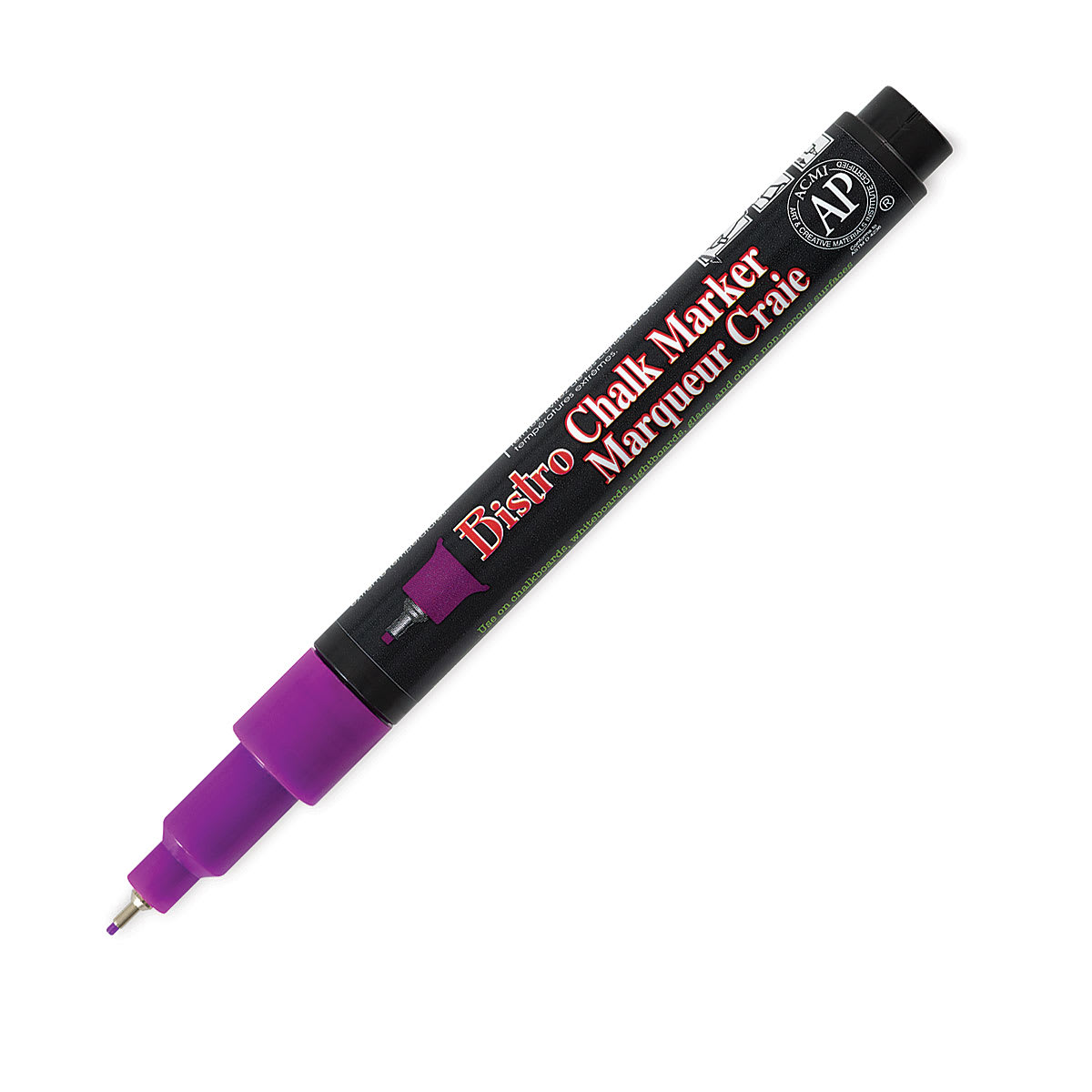 Marvy Uchida Bistro Chalk Marker - Fluorescent Violet, Extra Fine