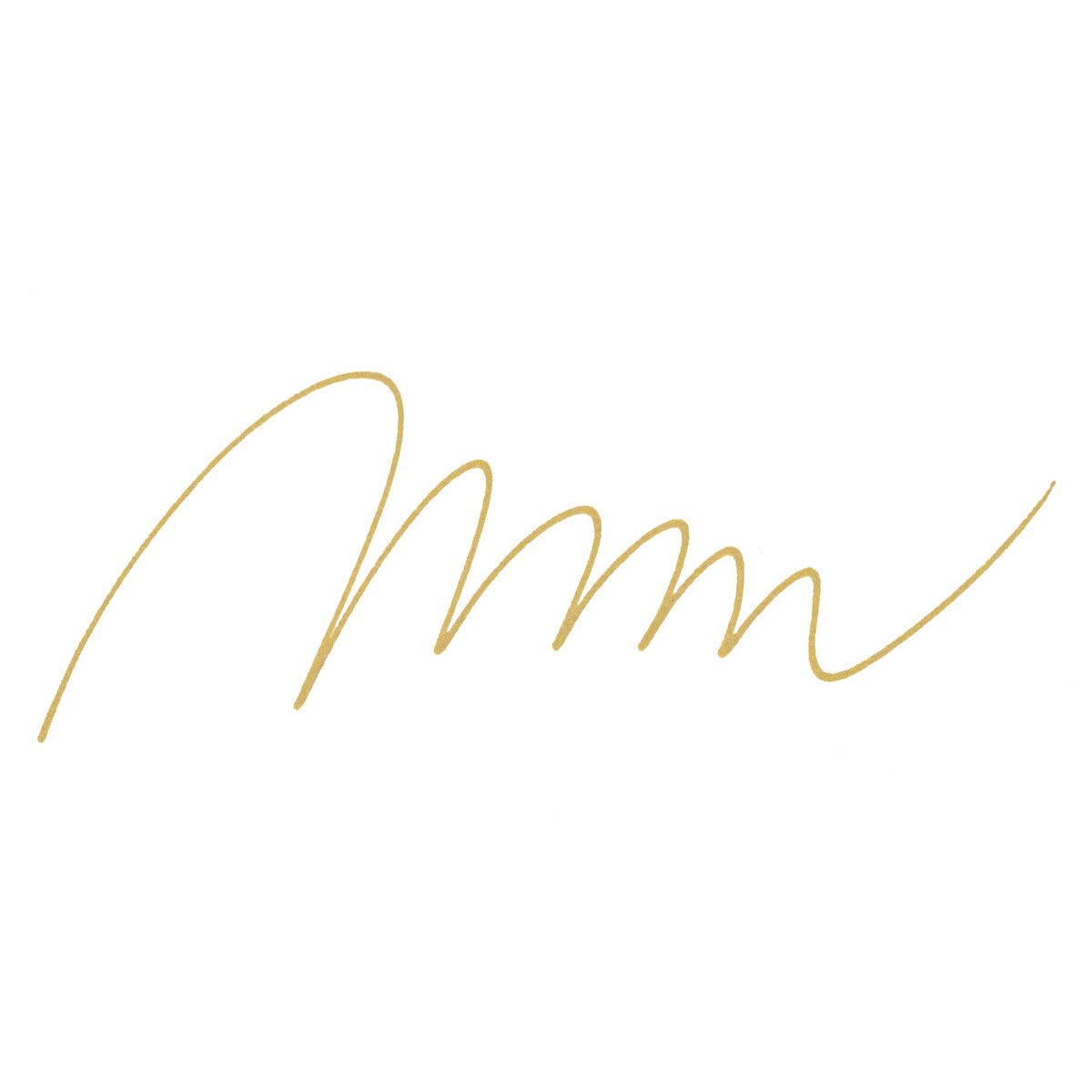 Marvy Uchida Bistro Chalk Markers - Metallic Gold, Extra Fine swatch