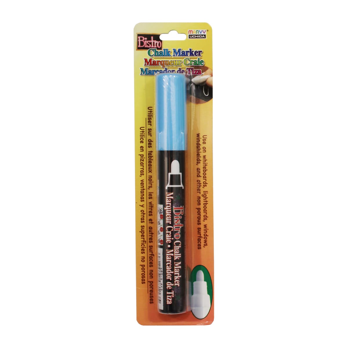 Uchida Bistro Chalk Marker Fluorescent Blue - Peggable