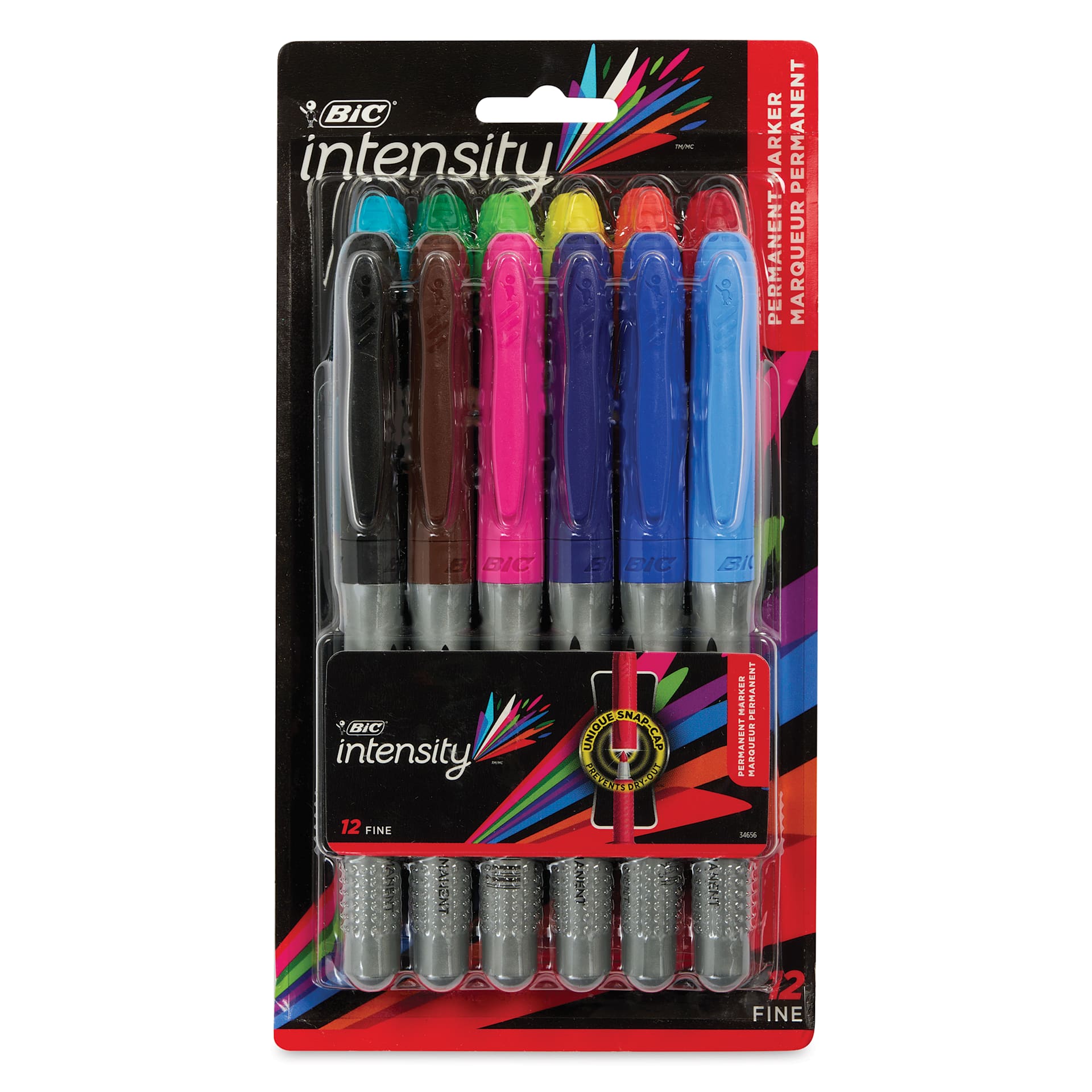 Bic Intensity Permanent Marker - Set of 12, front of the packaging