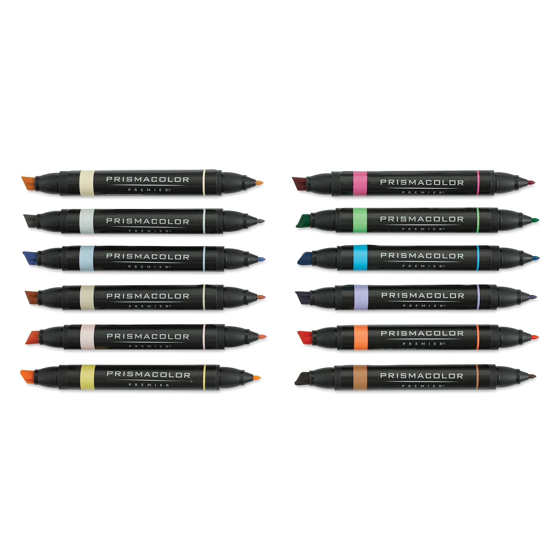 Prismacolor Premier Dual-Ended Art Marker Set - Manga, Set of 12 (set contents)