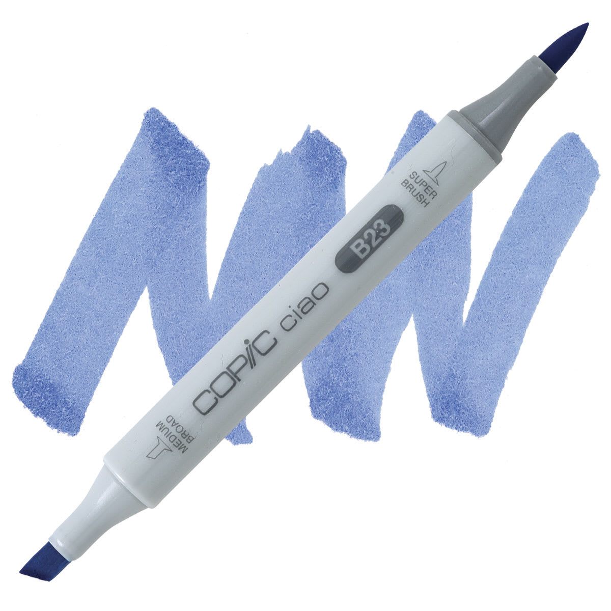 Copic Ciao Double Ended Marker - Phthalo Blue B23 marker and swatch