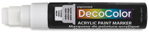Decocolor Acrylic Jumbo Paint Marker - White