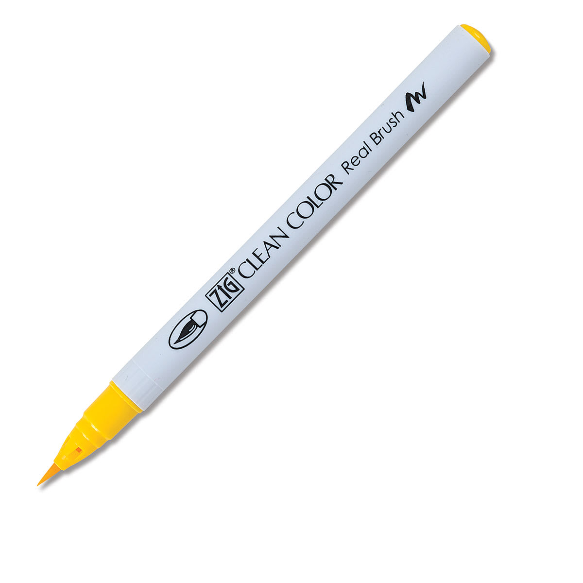 Kuretake Zig Clean Color Real Brush Pen - Yellow
