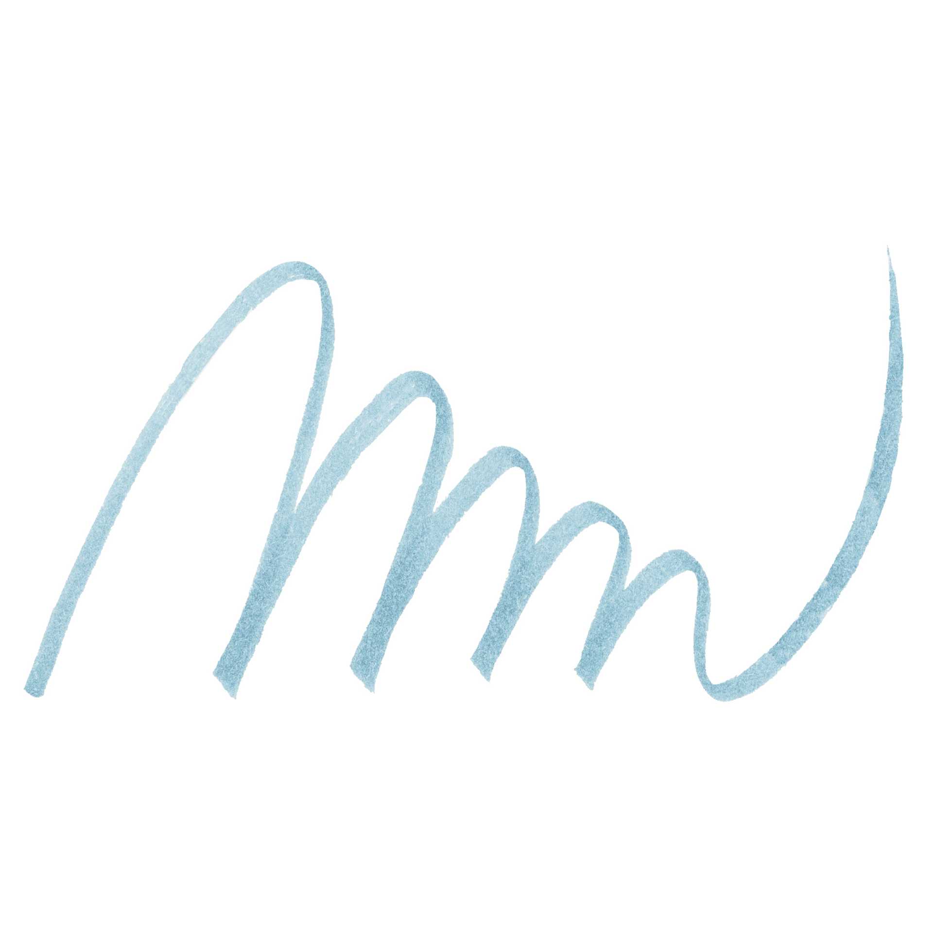 Zig Clean Color Real Brush Pen - Aquamarine Blue swatch