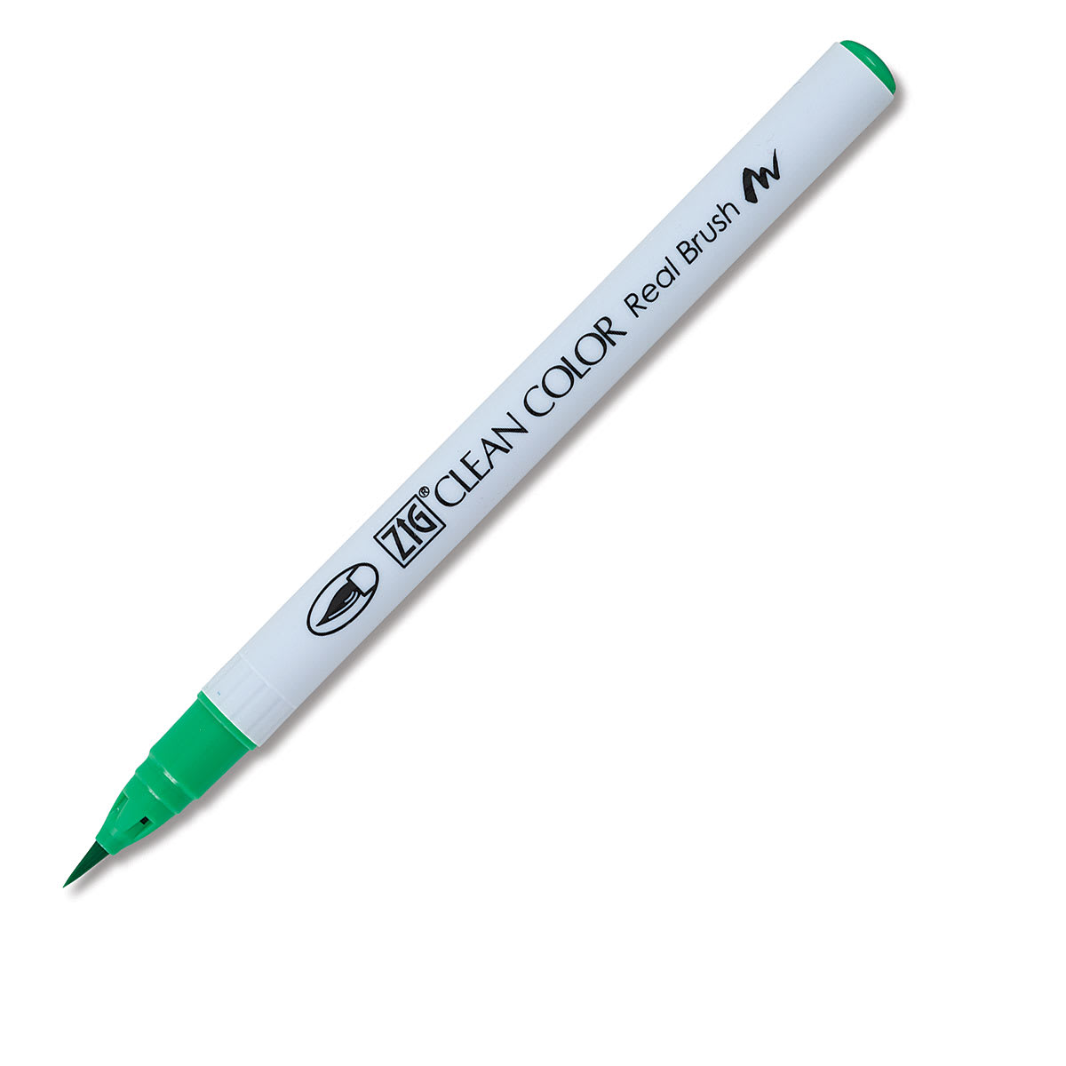 Kuretake Zig Clean Color Real Brush Pen - Emerald Green