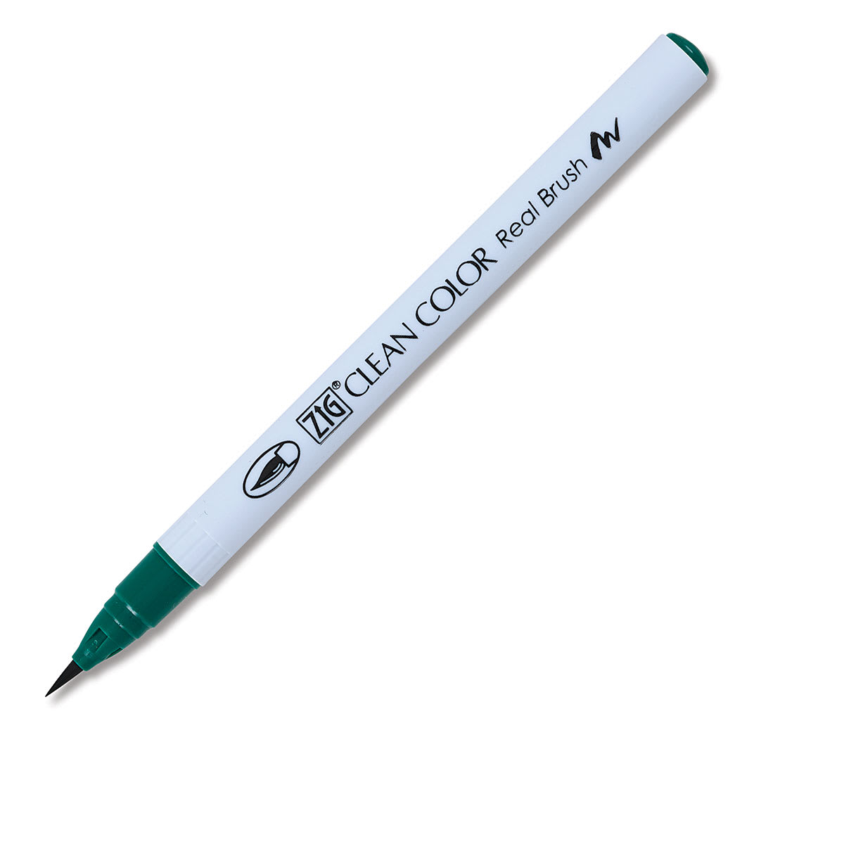 Kuretake Zig Clean Color Real Brush Pen - Marine Green