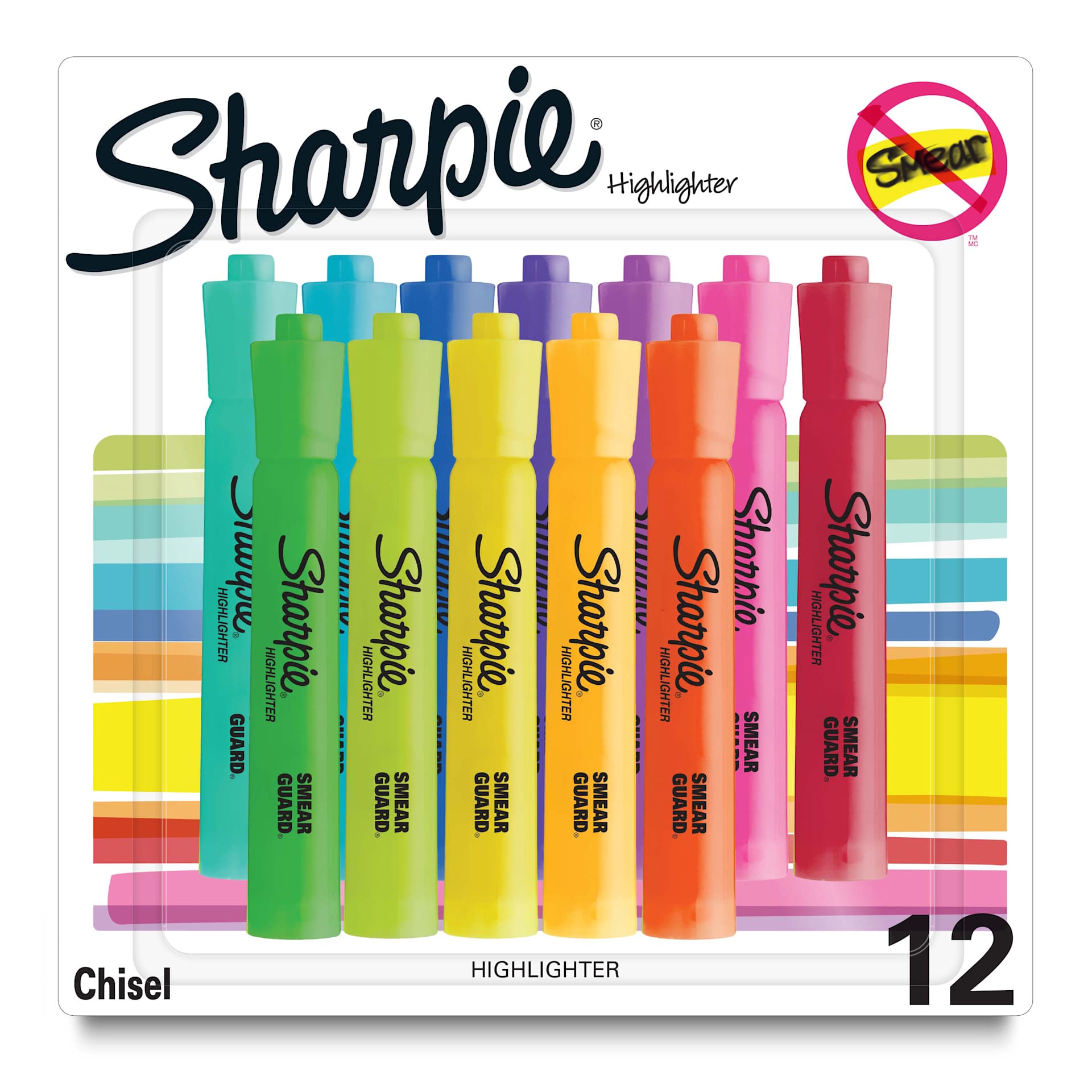 Sharpie Tank Highlighter Set of 12