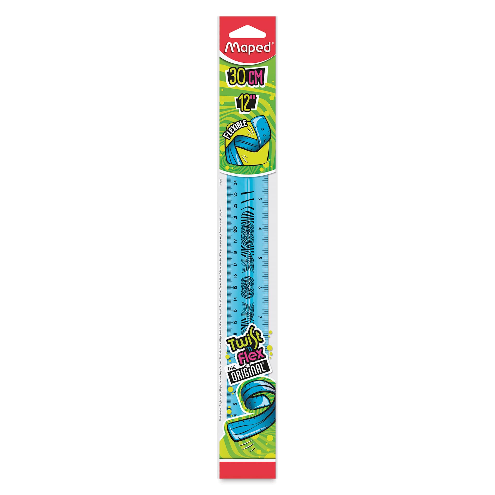Maped Twist ‘n Flex Ruler - 12", blue