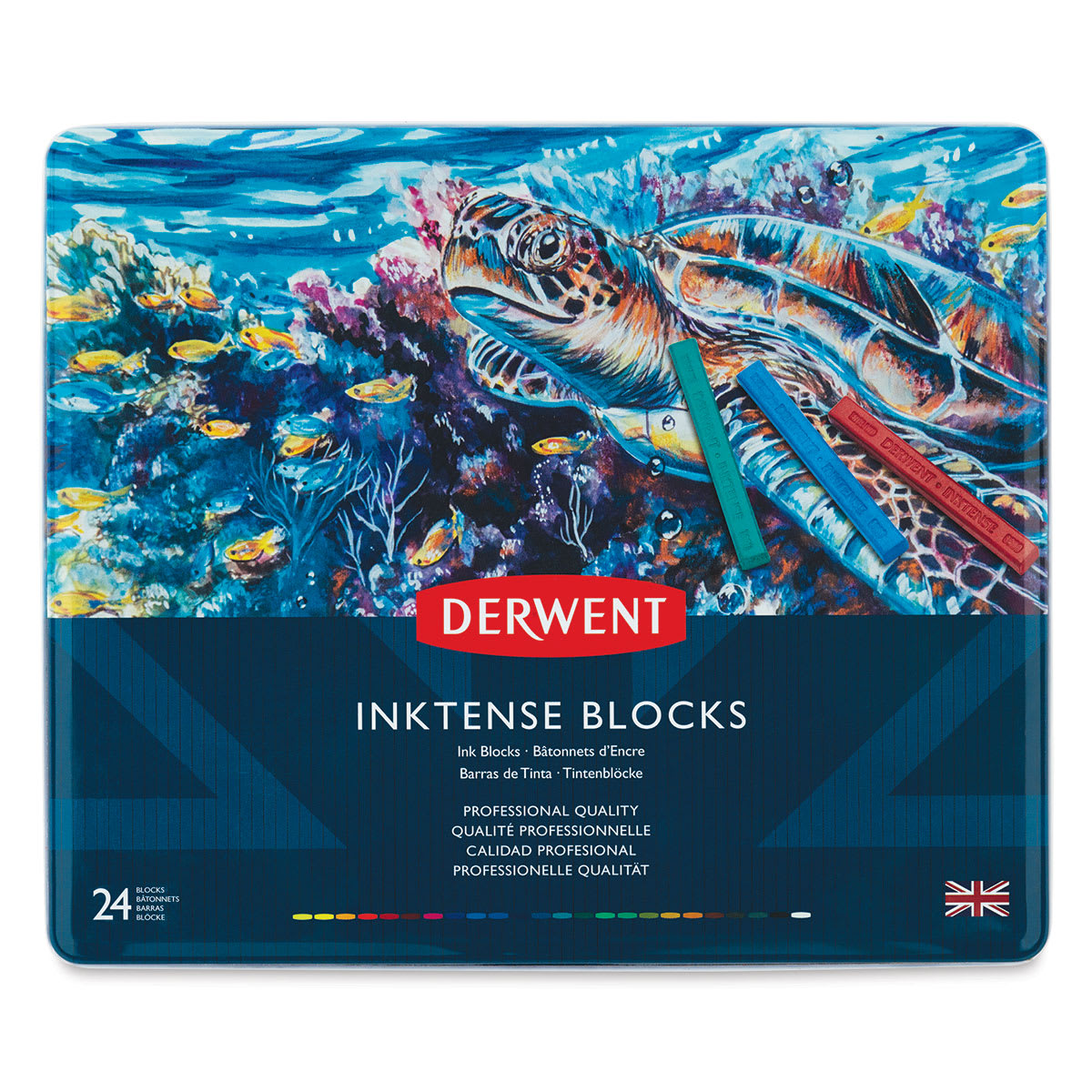 Derwent Inktense Blocks, Set of 24  (front of package)