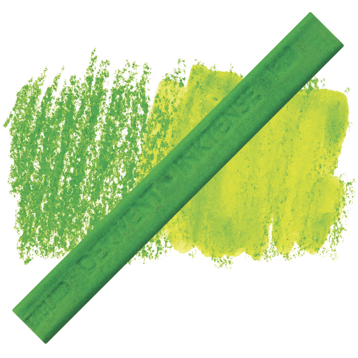 Derwent Inktense Block - Apple Green block and swatch