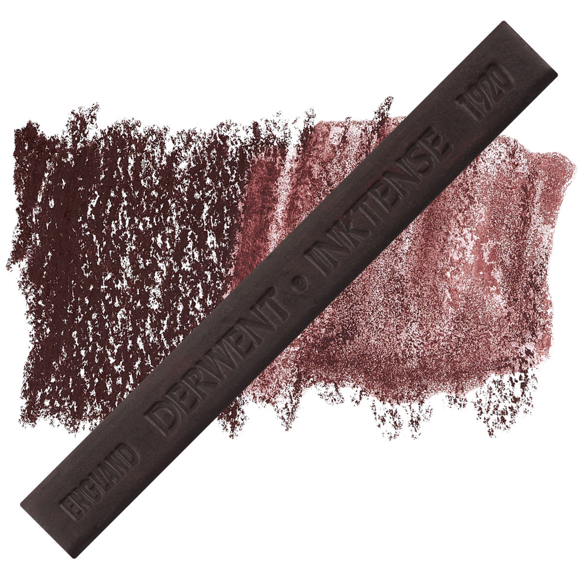Derwent Inktense Block - Madder Brown block and swatch
