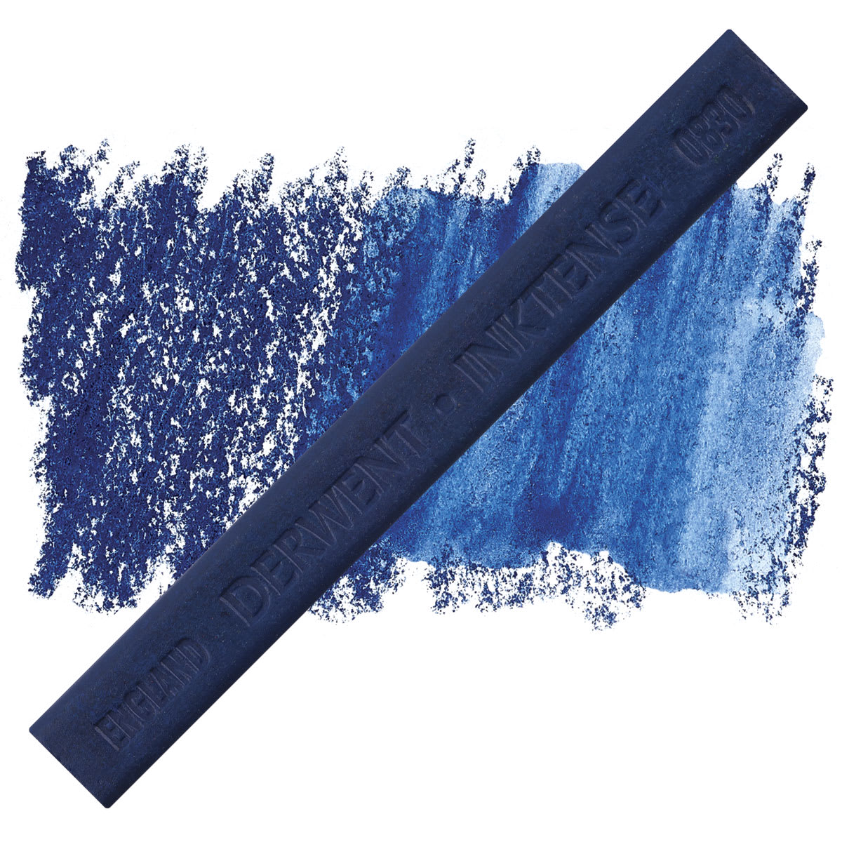 Derwent Inktense Block - Navy Blue block and swatch
