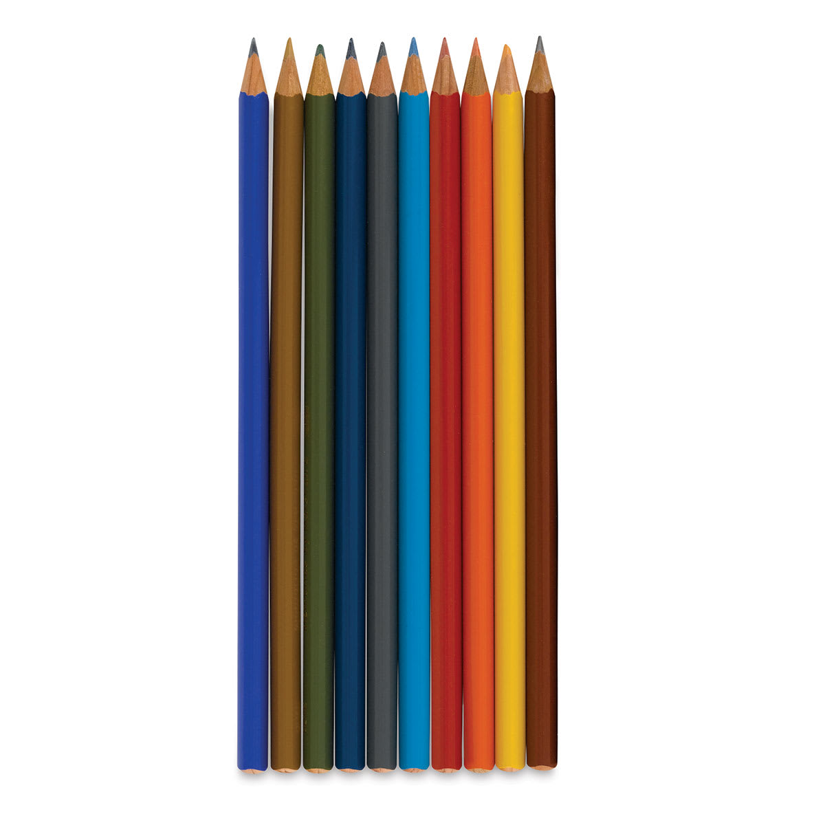 Marshall's Photo Oil Pencil Sets - Component pencils of Modern Set upright