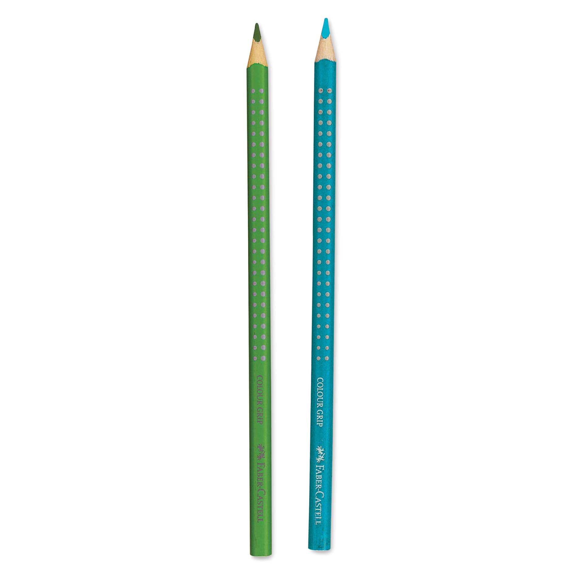 Faber-Castell Grip Colored EcoPencils - Set of 24, two colored pencils