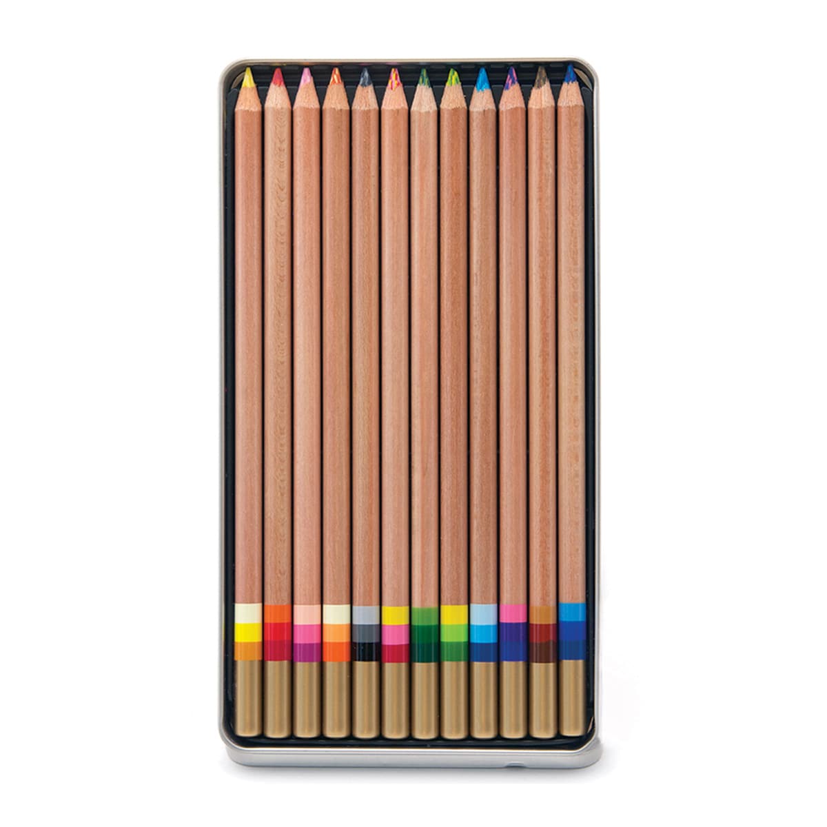 Tritone Pencil Sets 12-Pencil Tin   Carded - Peggable
