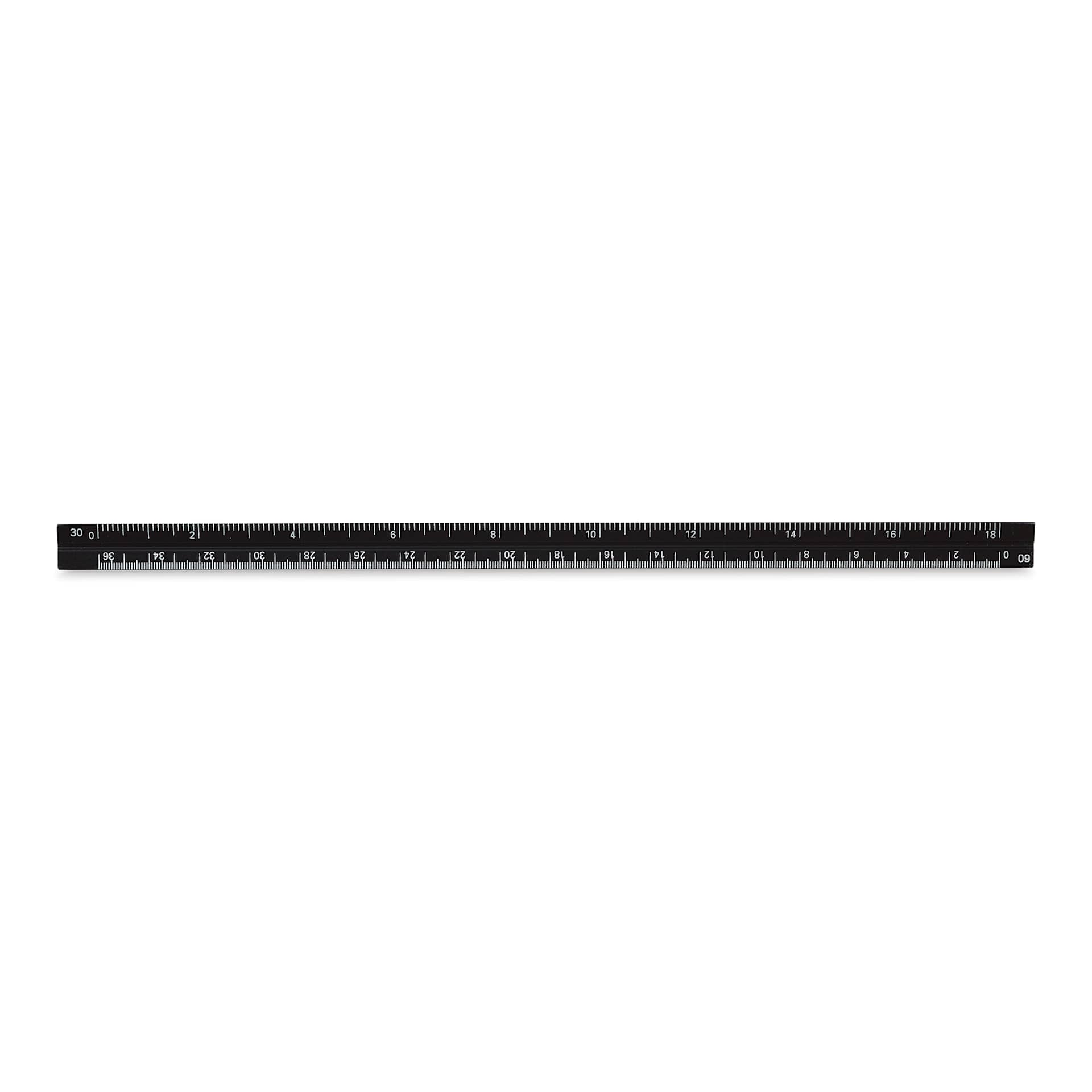 Alumicolor Pocket Scale - 6", Black, Engineering (side three)