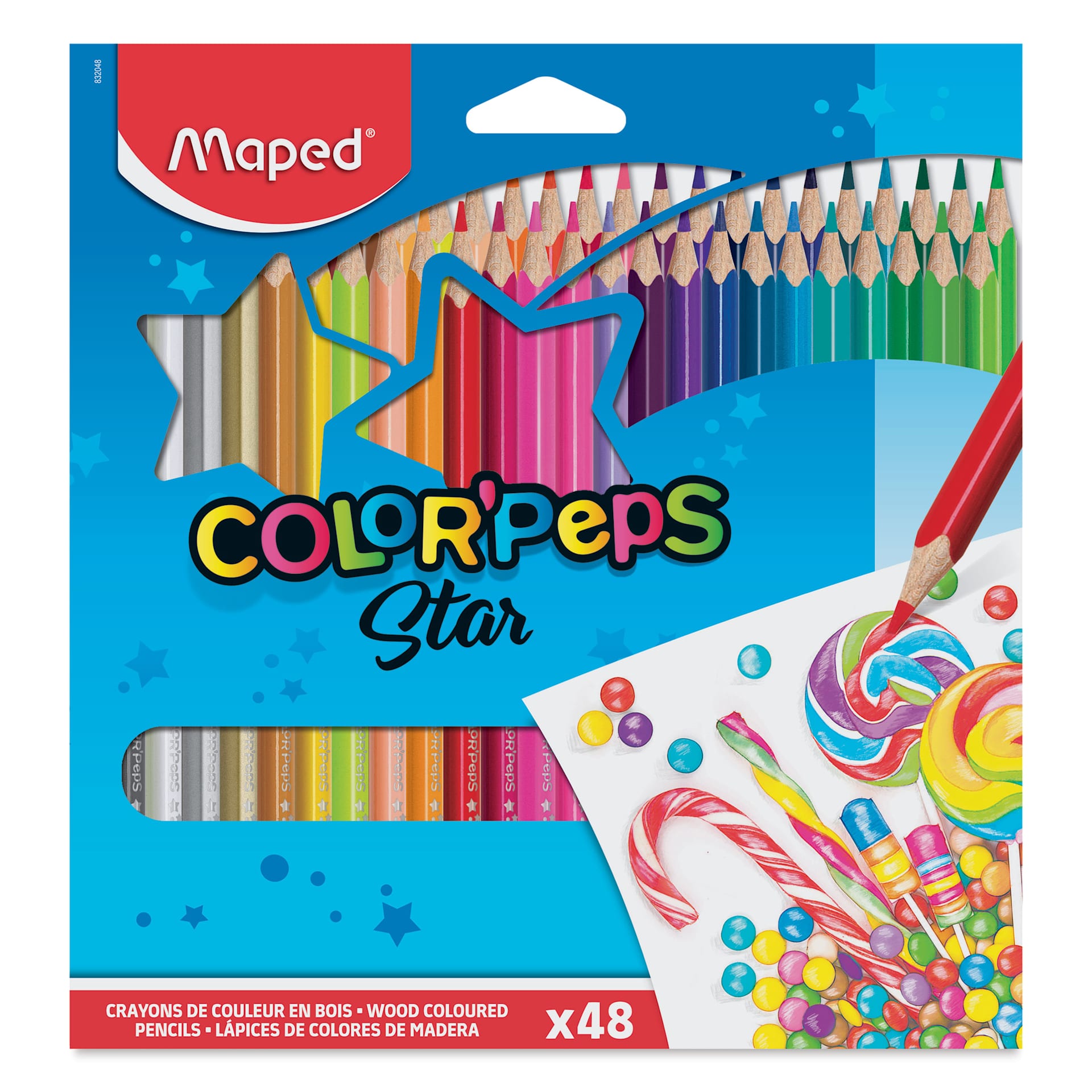 Maped Color'Peps Colored Pencils - Set of 48, front of the packaging