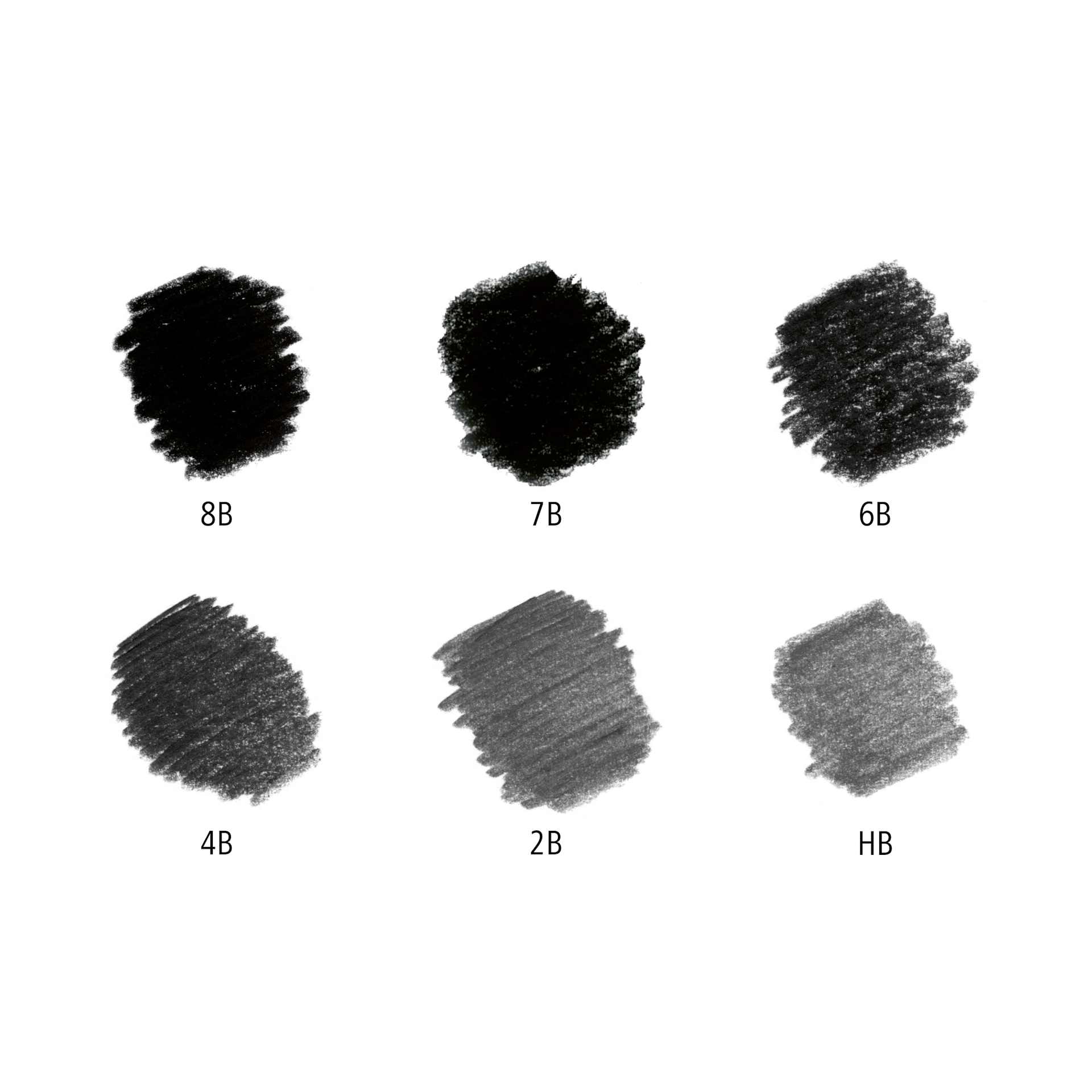 Staedtler Mars Lumograph Black Drawing Pencils - Set of 6