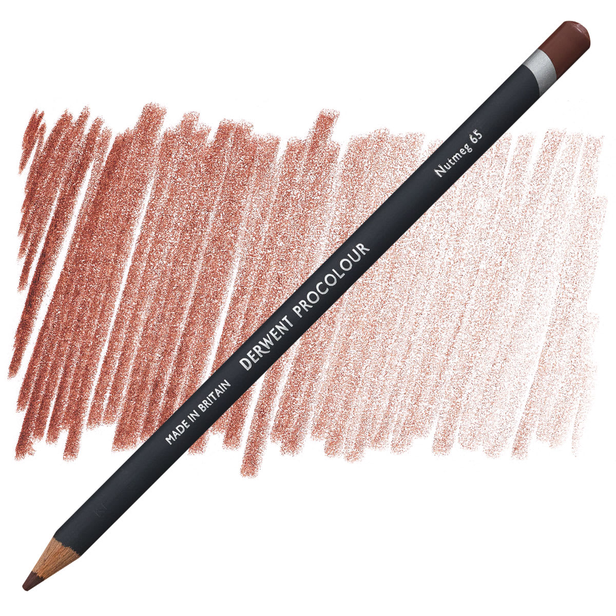 Derwent ProColour Colored Pencil - Nutmeg pencil and swatch