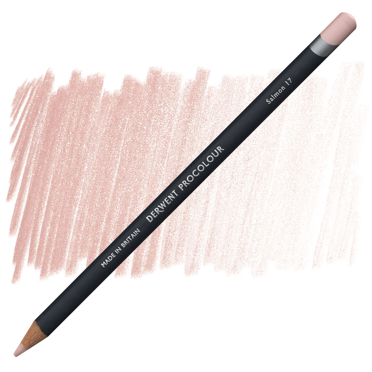 Derwent ProColour Colored Pencil - Salmon pencil and swatch