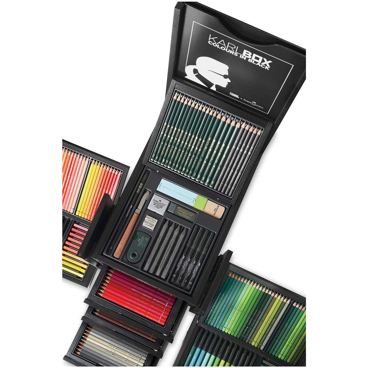 Faber-Castell KarlBox Colours in Black Set