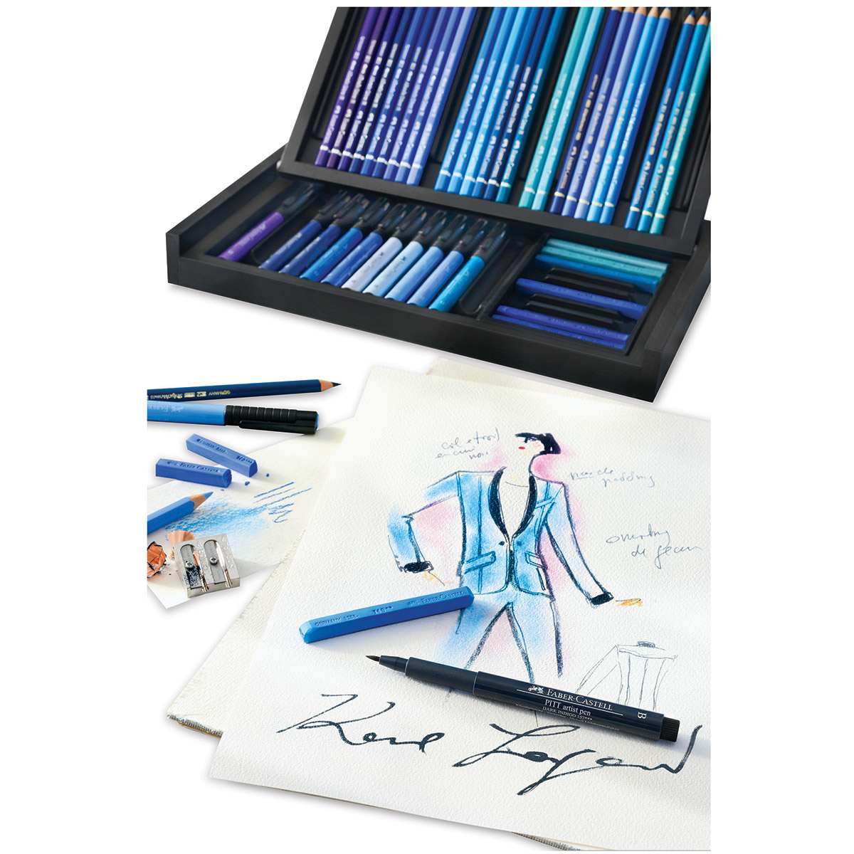 Faber-Castell KarlBox Colours in Black Set