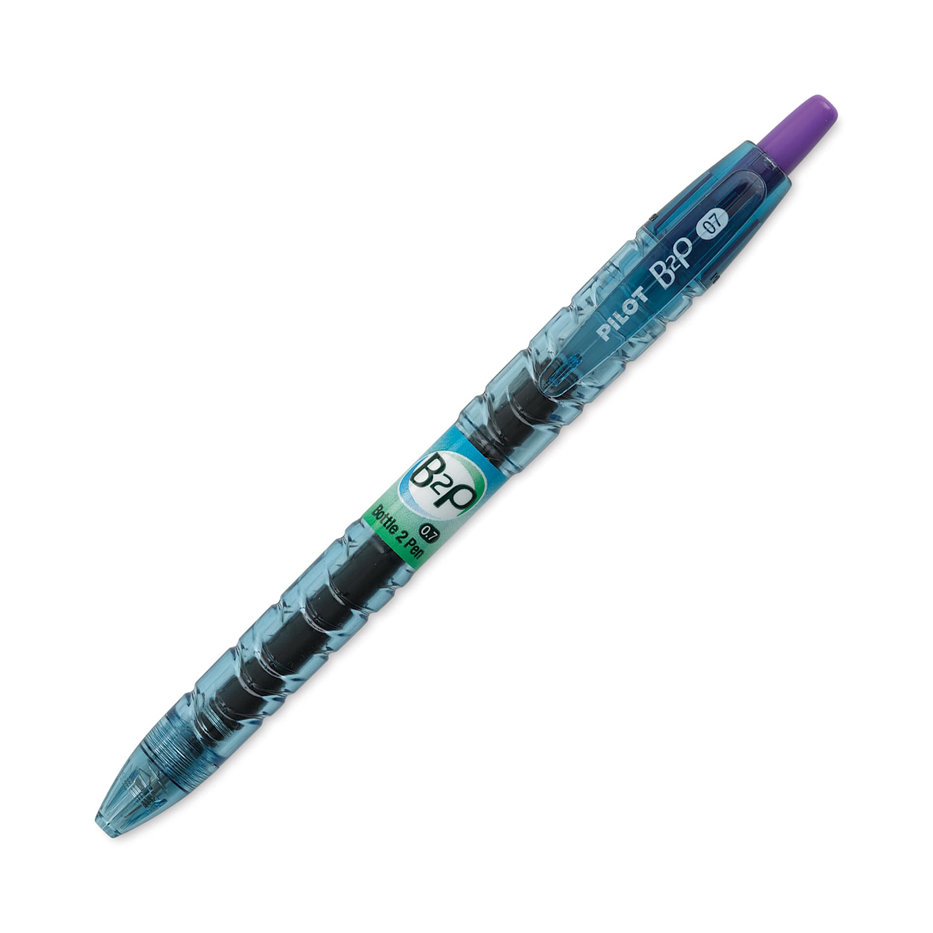 Pilot Begreen Bottle 2 Pen Rollerball Gel Pen  - Purple shown at an angle