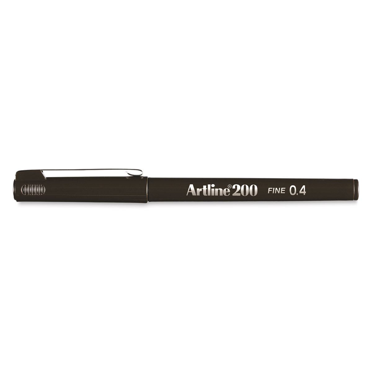 Artline 200 Writing Pen - 0.4 mm Tip, Dark Brown