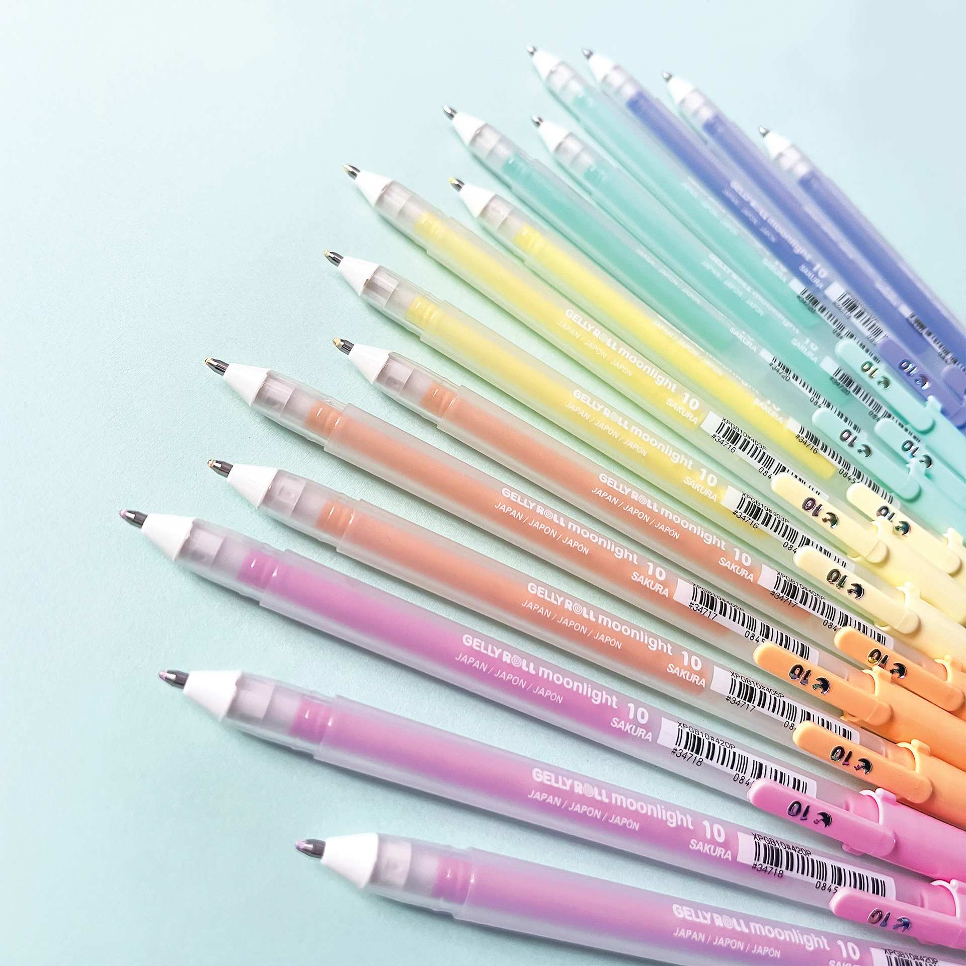 Sakura Gelly Roll Moonlight Pens - Pastel, Set of 10, Bold