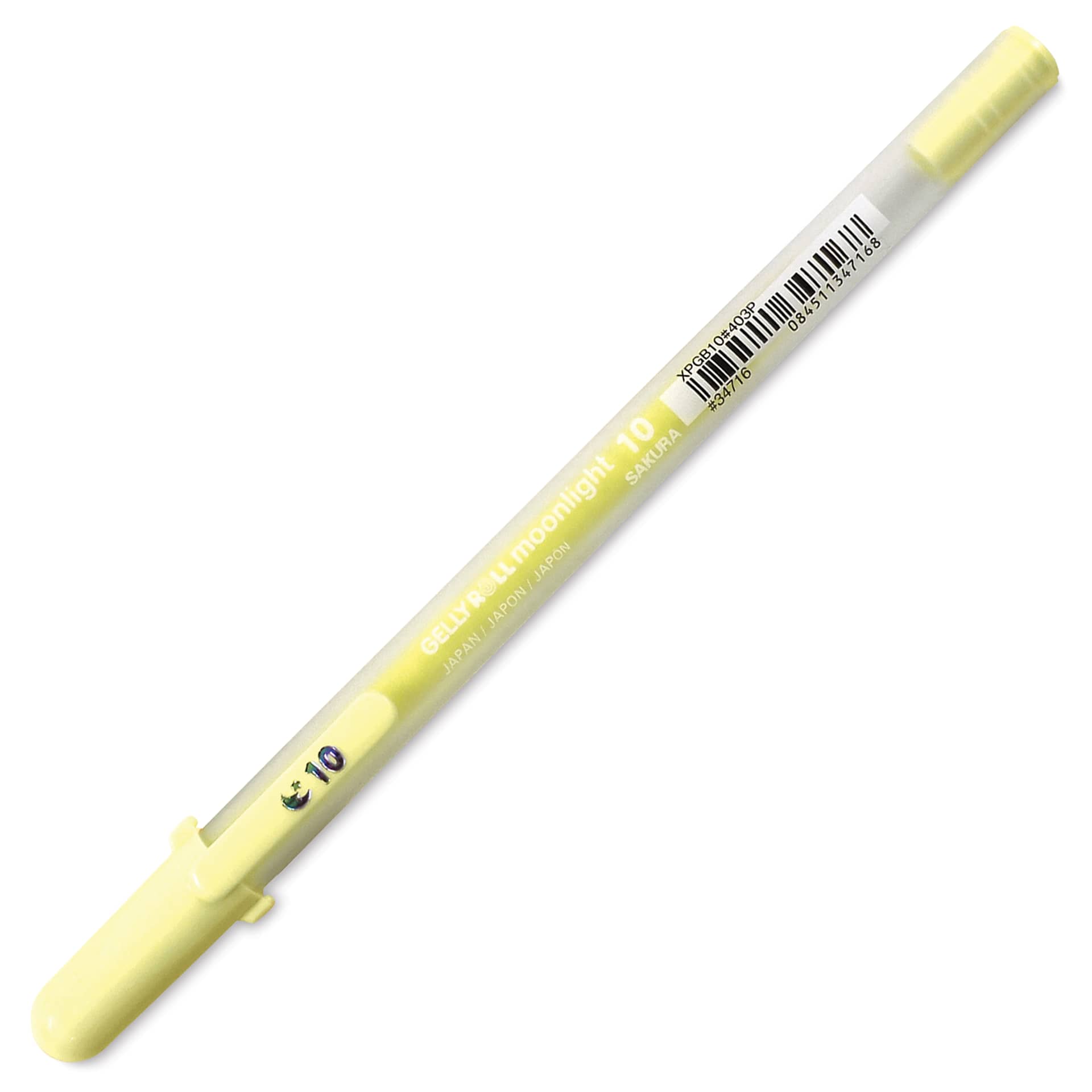 Sakura Gelly Roll Moonlight Pen - Pastel Yellow, Bold Point