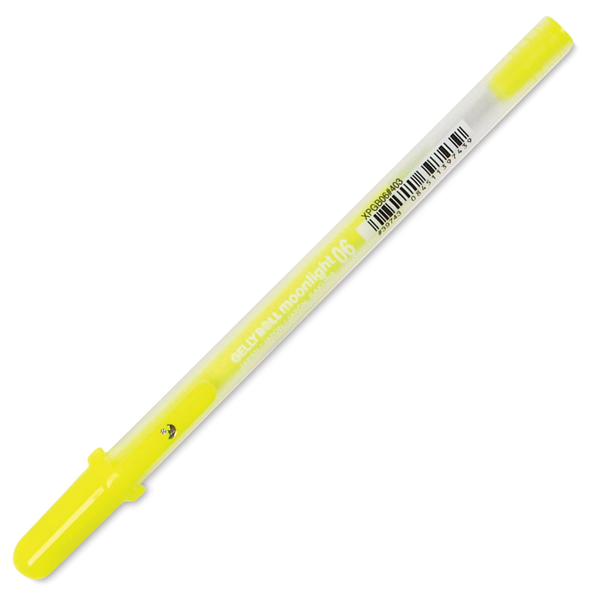 Sakura Gelly Roll Moonlight Pen - Fluorescent Yellow, Fine Point