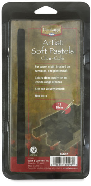 Heritage Char-Cole Artist Sticks, Set of 12