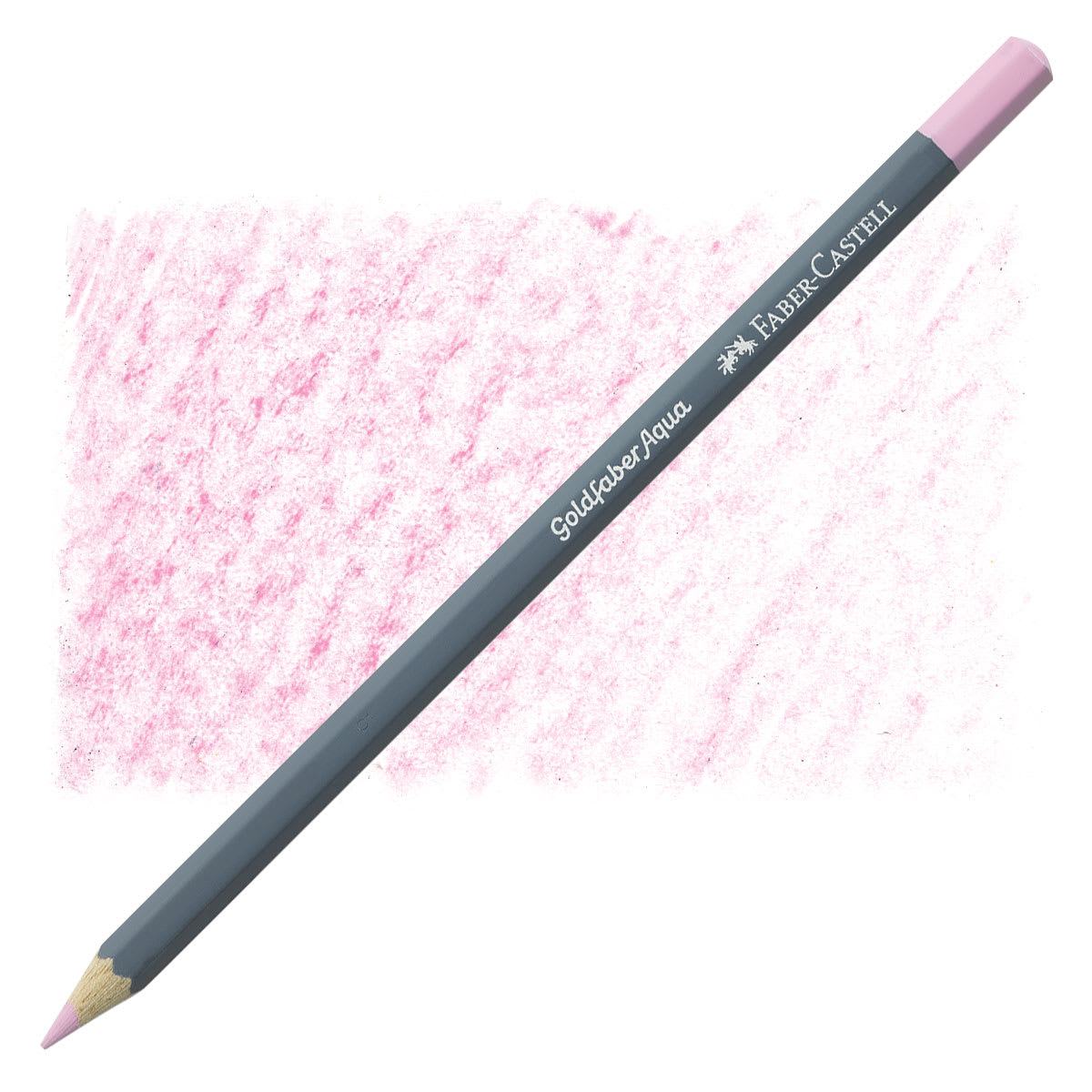 Faber Castell Goldfaber Aqua Watercolor Pencil - Pastel Magenta 419 pencil and swatch