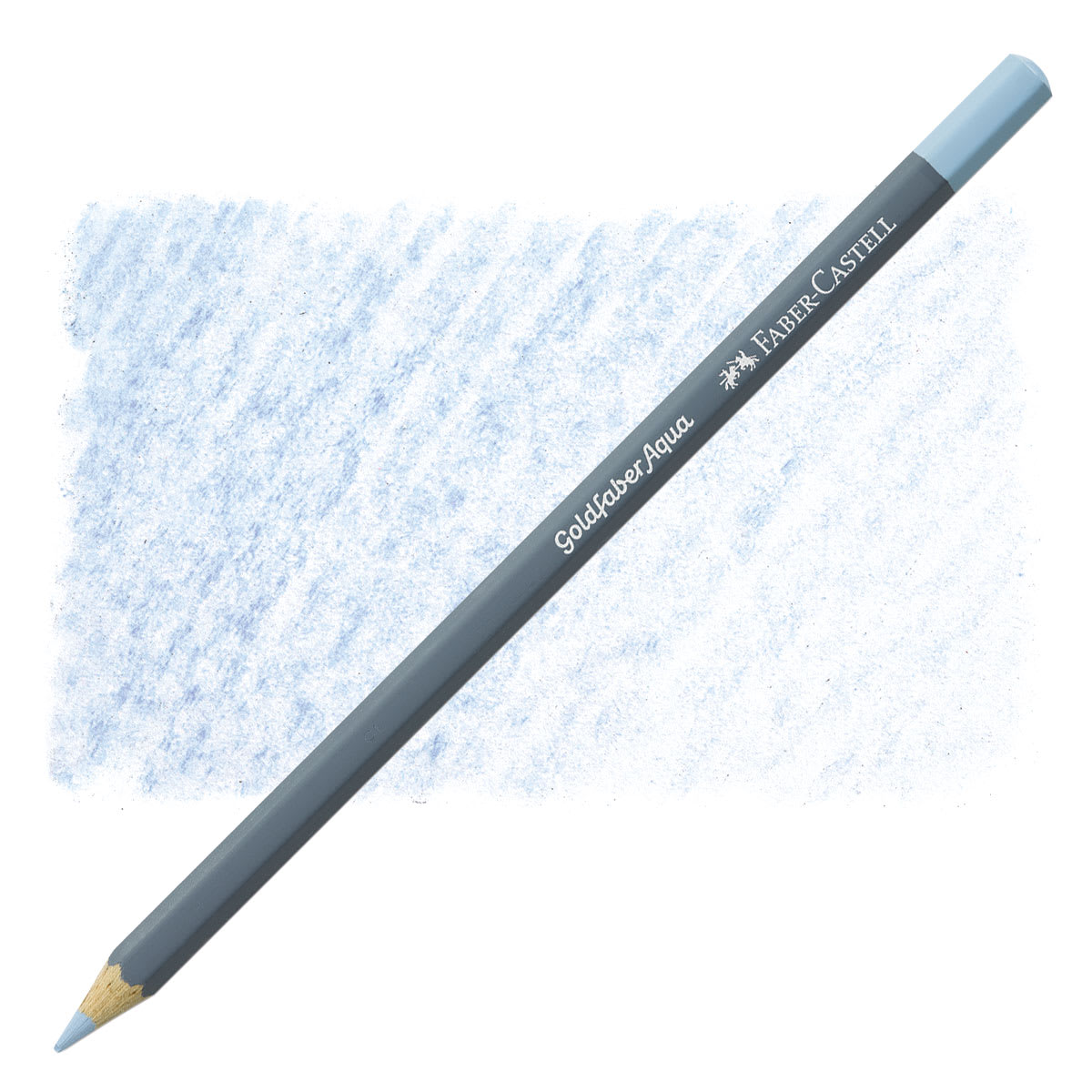 Faber Castell Goldfaber Aqua Watercolor Pencil - Pastel Sky Blue 446 pencil and swatch