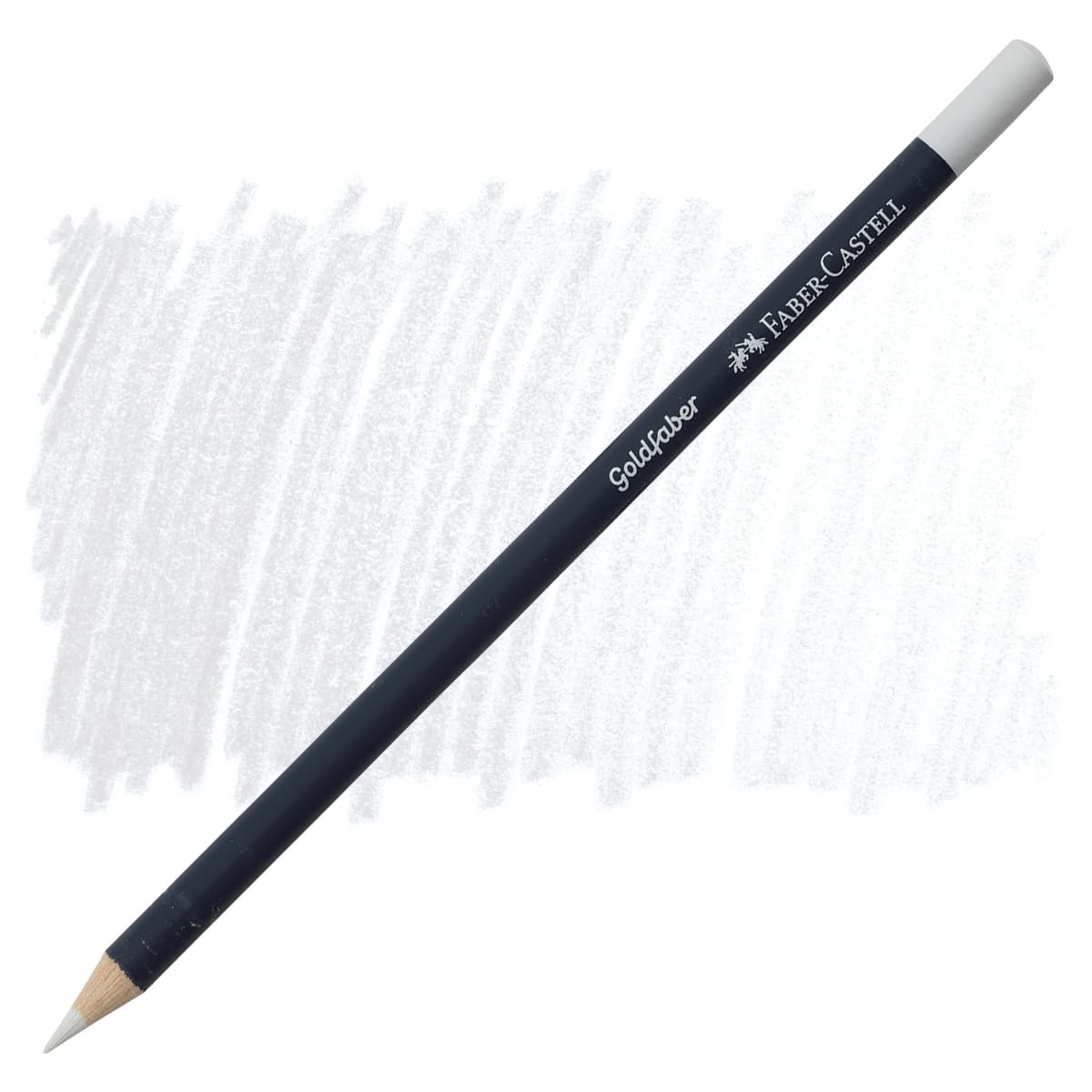Faber-Castell Goldfaber Color Pencil - White 101 pencil and swatch