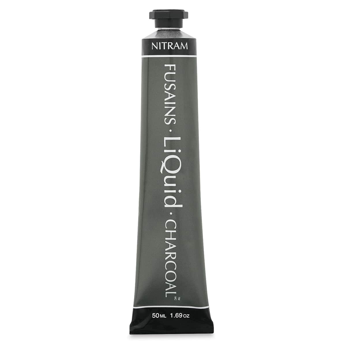 Nitram Liquid Charcoal - front view of 50 ml tube