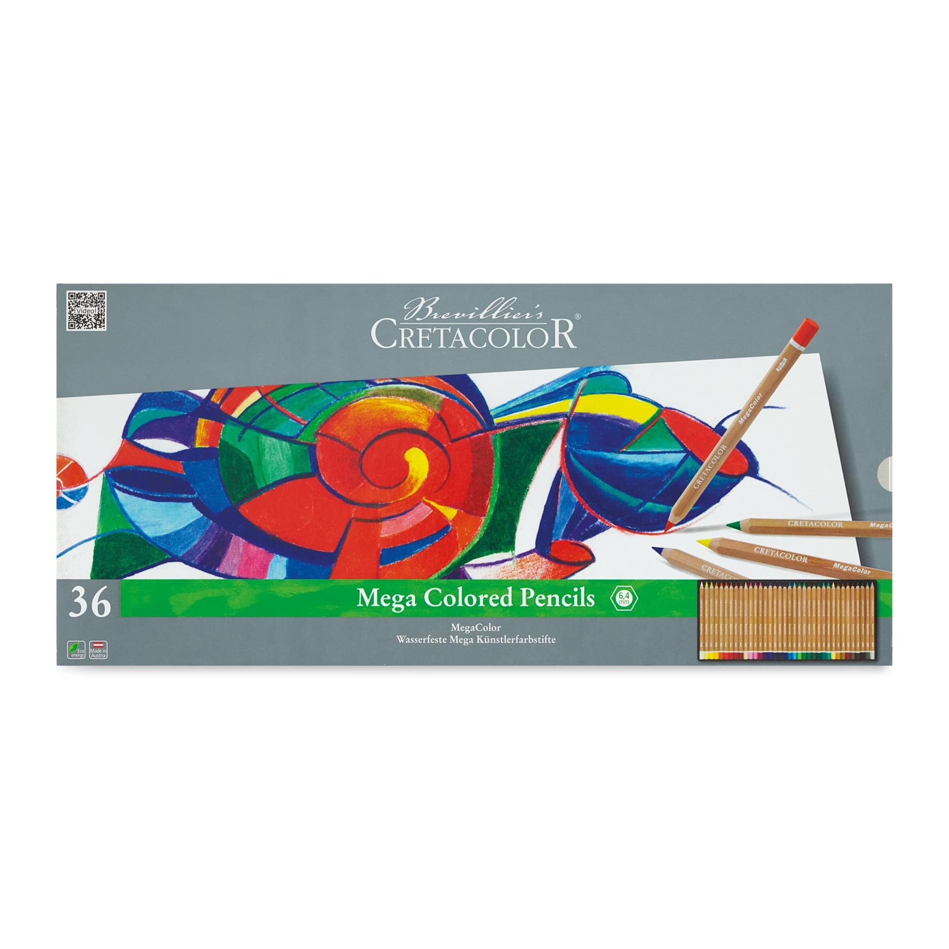 Cretacolor Mega Colored Pencil - Set of 36, front of the packaging