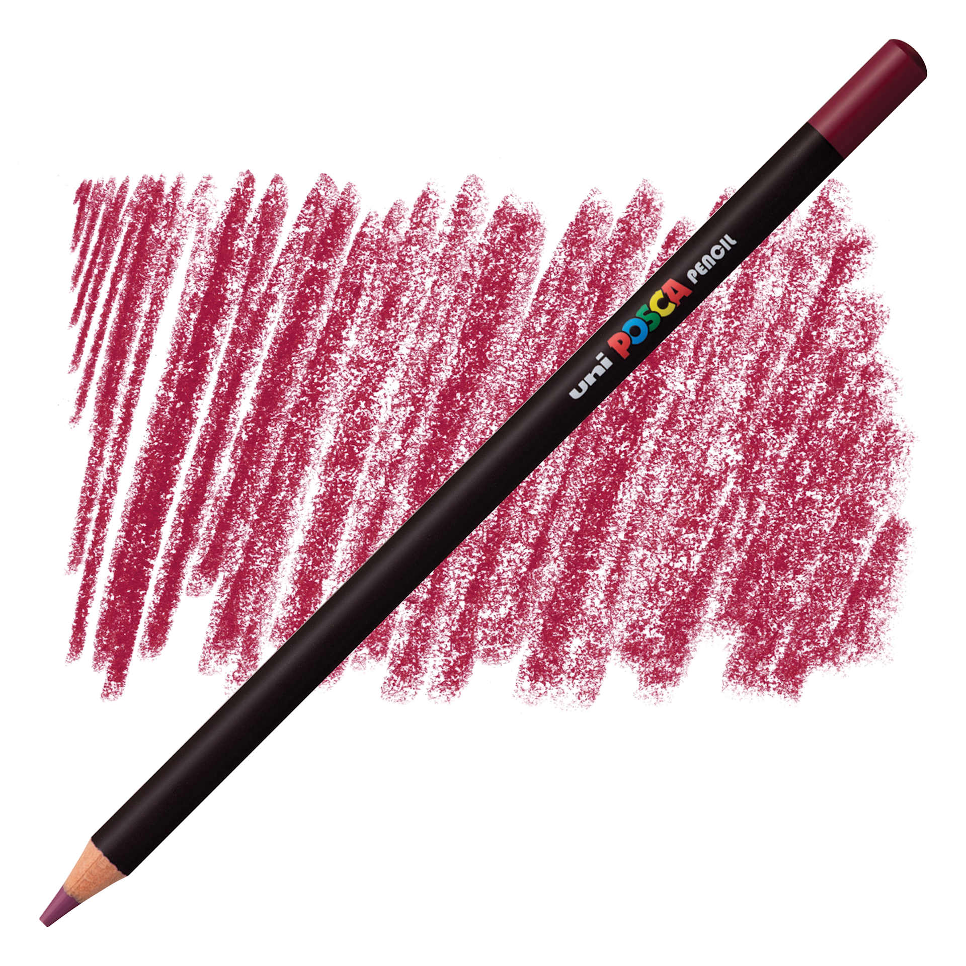 Posca Colored Pencil - Raspberry pencil and swatch