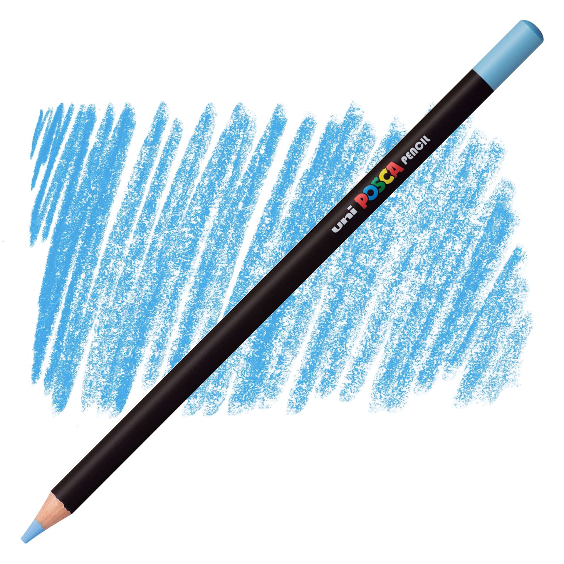 Posca Colored Pencil - Glacier Blue pencil and swatch