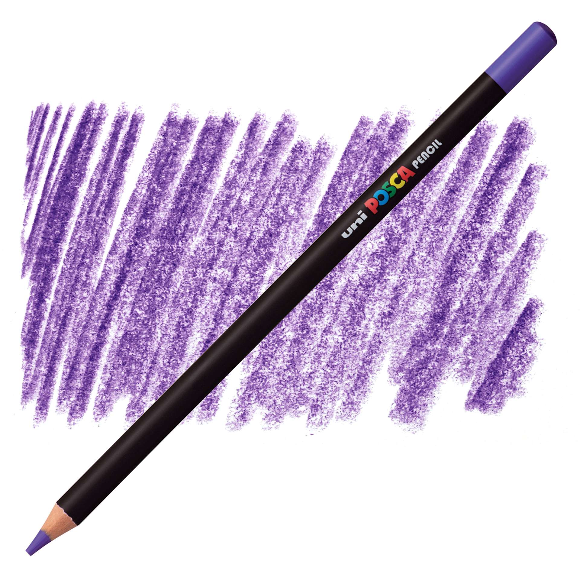 Posca Colored Pencil - Violet pencil and swatch