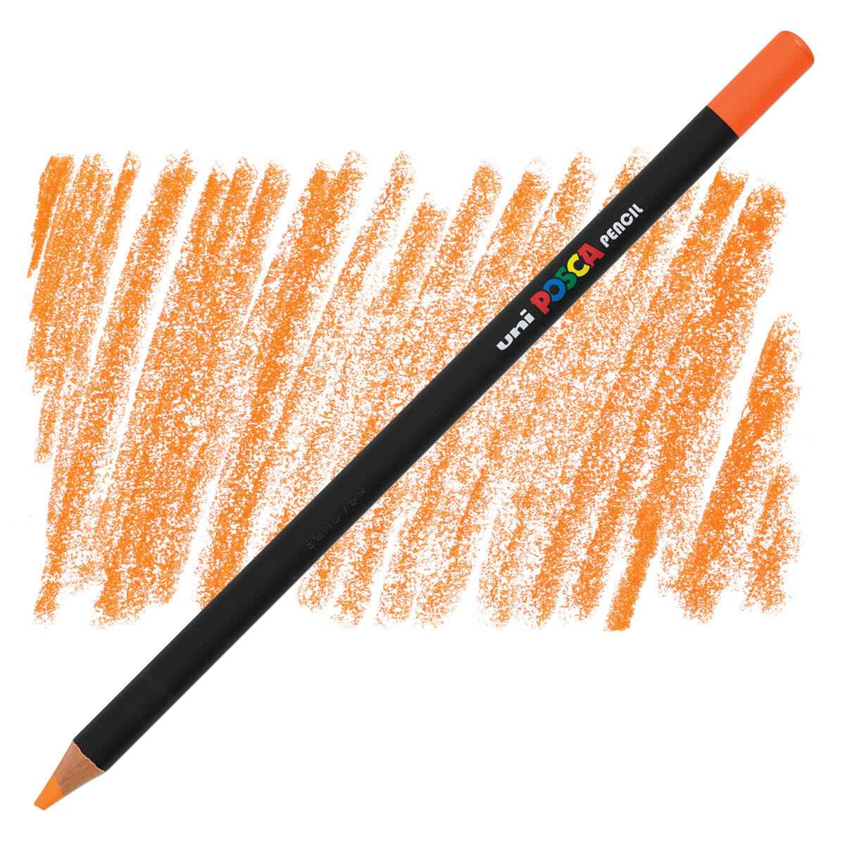 Posca Colored Pencil - Bright Yellow pencil and swatch