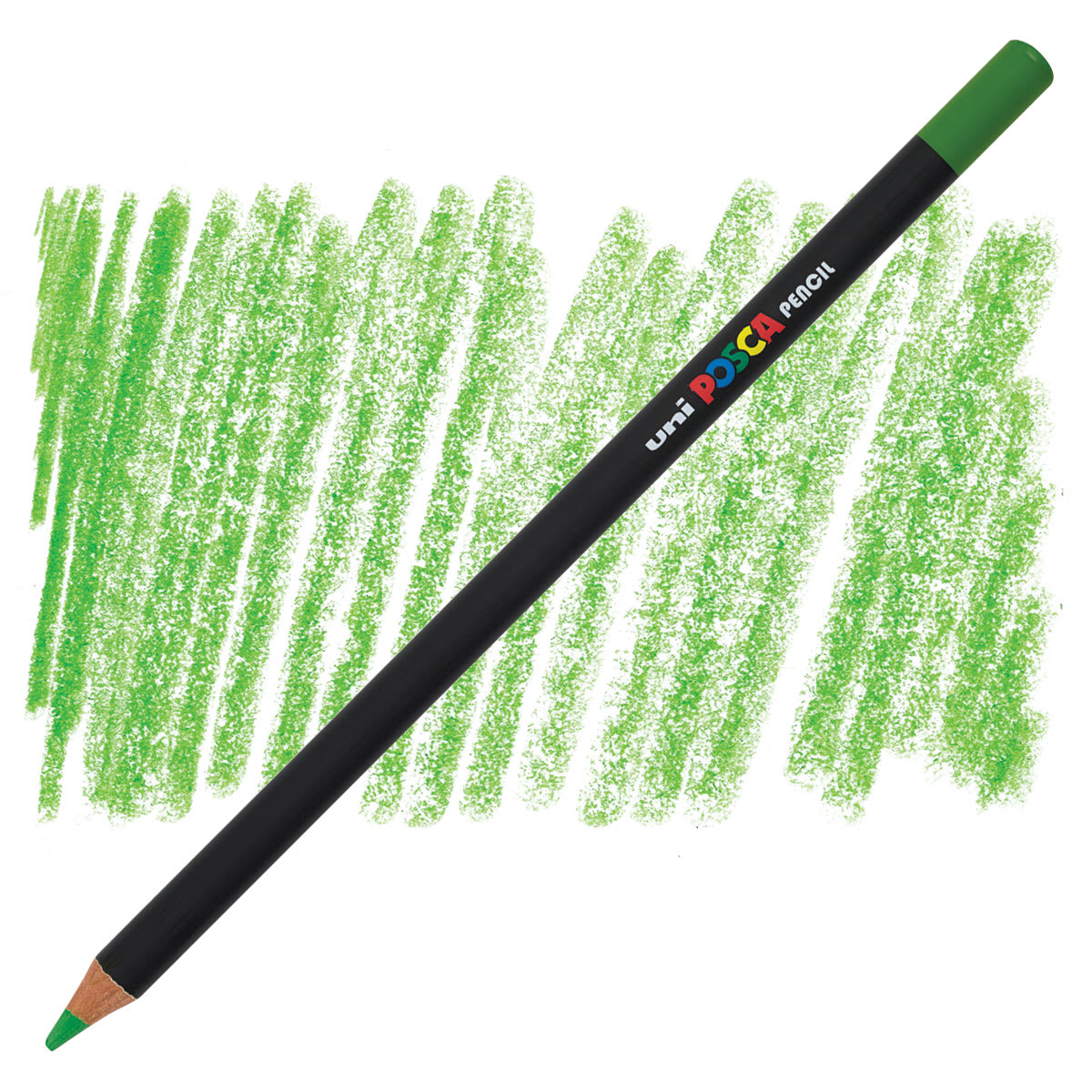 Posca Colored Pencil - Green pencil and swatch