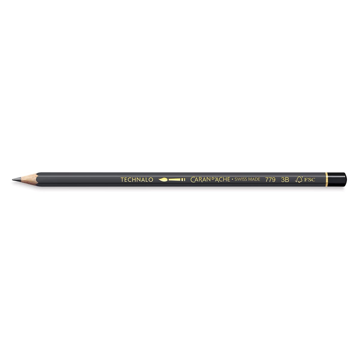 Caran d'Ache Technalo Water Soluble Graphite Pencil - 3B