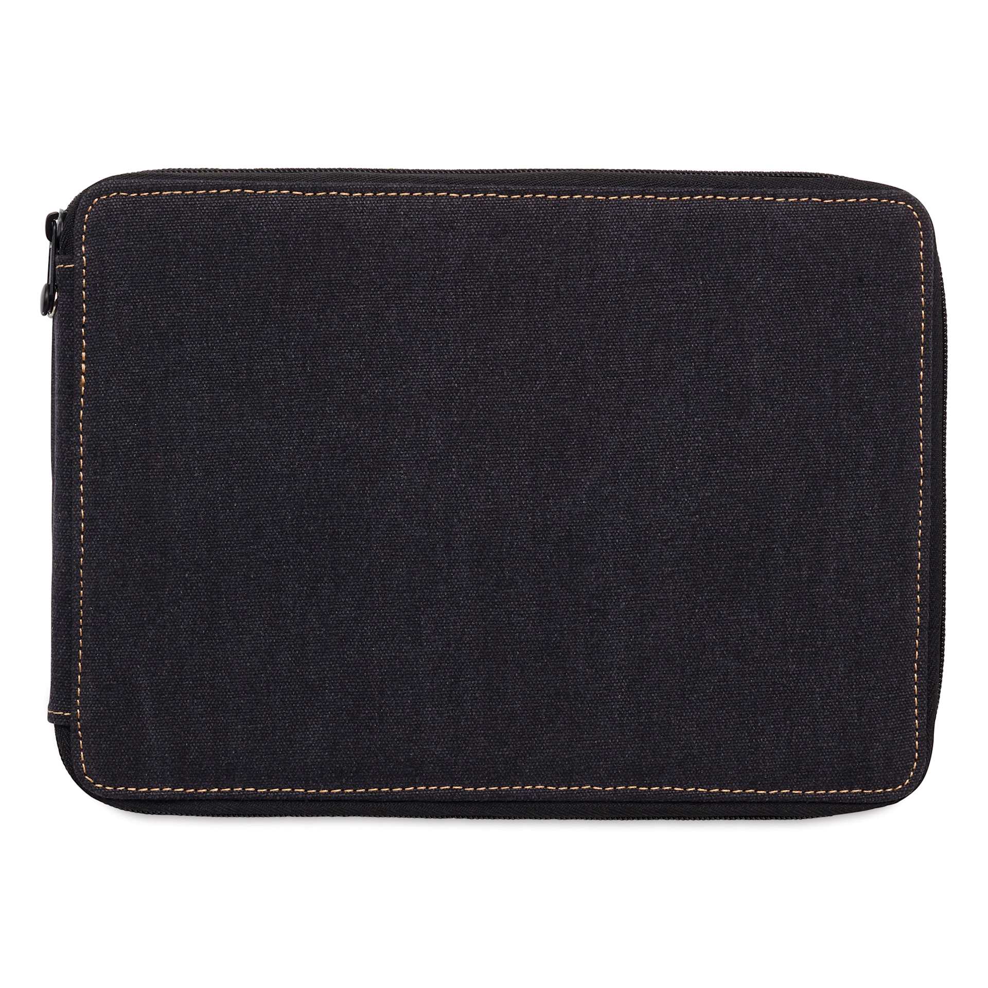 Speedball Canvas Pencil Case - Black, for 120 Pencils, closed