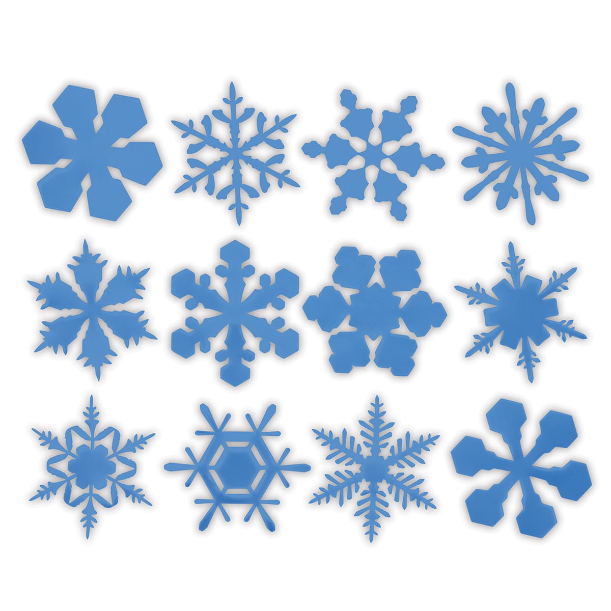 Roylco Jumbo Stencil Sets - 12 Super Snowflake stencil results